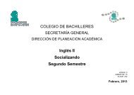 Inglés II - Colegio de Bachilleres