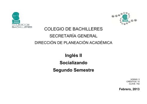 Inglés II - Colegio de Bachilleres