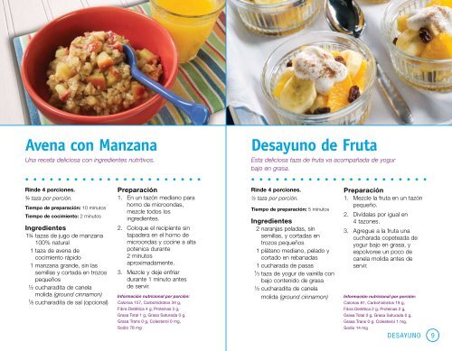 Recetas Saludables - Champions for Change