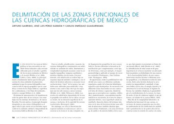 delimitación de las zonas funcionales de las cuencas hidrográficas ...