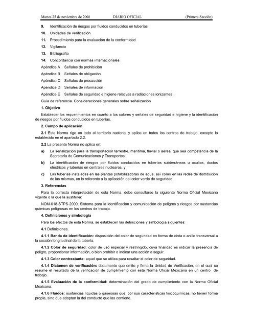 NOM-026-STPS-2008 - Normas Oficiales Mexicanas de Seguridad y ...