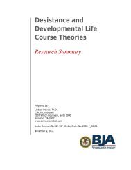 Desistance and Developmental Life Course Theories