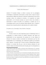 1 PARADIGMAS DE LA CRIMINOLOGÍA CONTEMPORÁNEA 1 ...