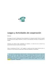 Juegos y Actividades de cooperación - WordPress ... - Odres Nuevos