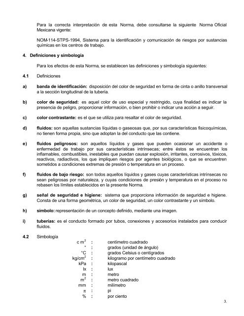 norma oficial mexicana nom-026-stps-1998, colores y señales