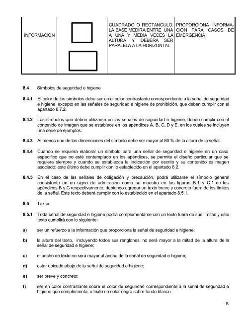 norma oficial mexicana nom-026-stps-1998, colores y señales