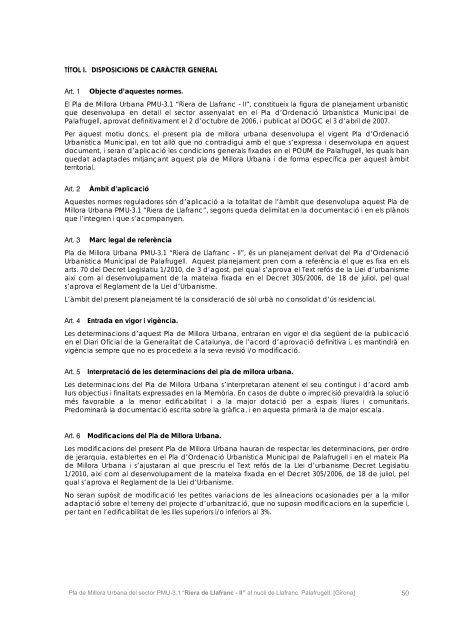 Aprovació Definitiva - Ajuntament de Palafrugell