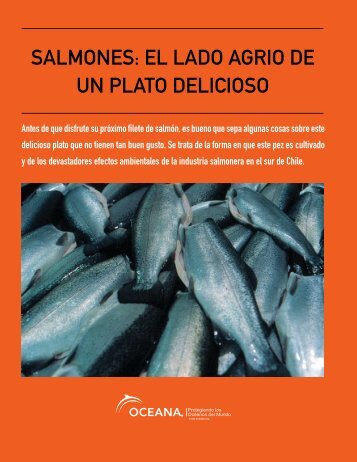SALMONES: EL LADO AGRIO DE UN PLATO DELICIOSO - Oceana