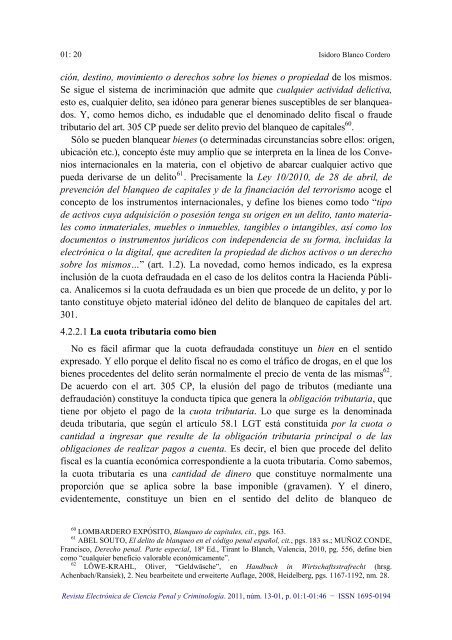 el delito fiscal como actividad delictiva previa del ... - Criminet