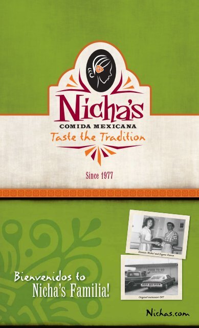 Nicha's Menu - Nicha's Comida Mexicana