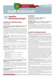 Amtsblatt 03/2012 vom 22. Februar 2012 - Rudolstadt
