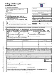 Antrag auf Wohngeld (Lastenzuschuss) - (Thüringen ... - Rudolstadt