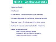 Tema 9: Articulaciones