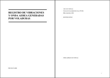 registro de vibraciones y onda aerea generadas por ... - Telefonica.net