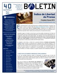 Índice de Libertad de Prensa 2012 - Fundesa