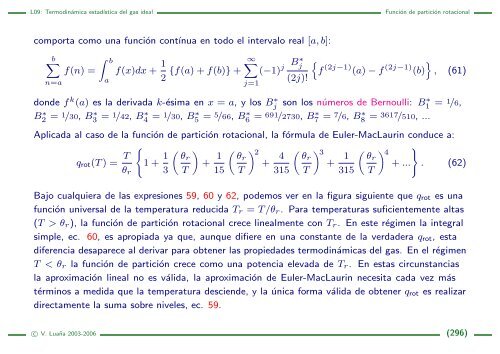 L09: Termodinámica estadística del gas ideal