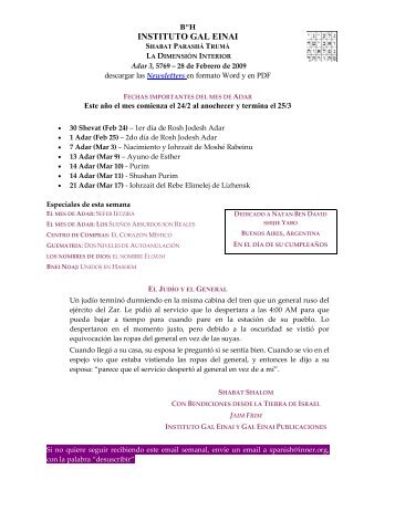 versión PDF - Instituto Gal Einai de Israel