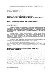 Técnicas de intervención psicopedagógica para el control de la ...