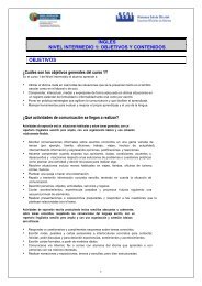 inglés nivel intermedio 1 - Escuelas Oficiales de Idiomas del País ...