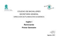 Inglés I Reiniciando Primer Semestre - Colegio de Bachilleres