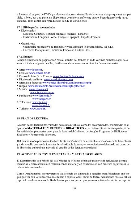 Programación 2012-13 - IES Miguel de Molinos - Gobierno de Aragón