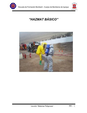 “HAZMAT BÁSICO” - Cuerpo de Bomberos de Iquique