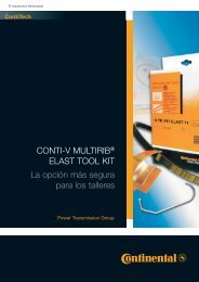 CONTI-V MULTIRIB® ELAST TOOL KIT (spanish ... - ContiTech AG