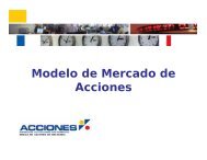 Modelo de Mercado de Acciones - Bolsa de Valores de Colombia