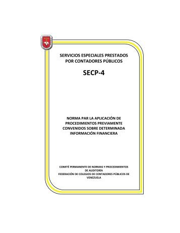 SECP-4 - Federación de Colegios de Contadores Públicos de ...