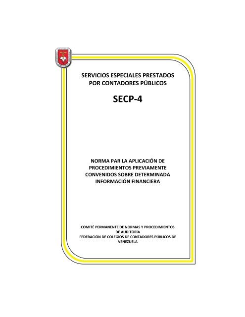 SECP-4 - Federación de Colegios de Contadores Públicos de ...