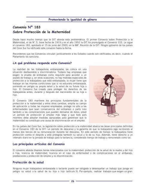 convenios de la oit y los derechos laborales de las mujeres