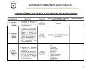 Convenios académicos - Transparencia UABJO - Universidad ...