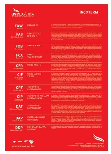 Incoterms - AVE Logística