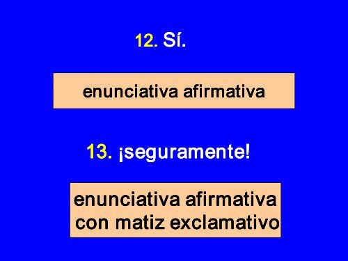 ORACIÓN POR LA ACTITUD DEL HABLANTE - Cubaeduca