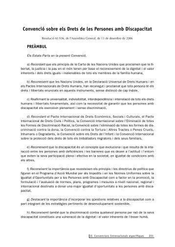 Convenció sobre els drets de les persones amb discapacitat - ANUE