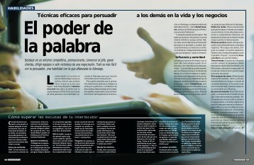 Técnicas eficaces para persuadir a los demás en ... - Emprendedores