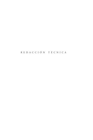 Redaccion tecnica - Inicio