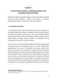 Capítulo 1 Comunicación política y marketing político, dos ...