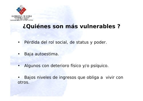 El abuso patrimonial en Chile: una forma de maltrato al ... - Senama