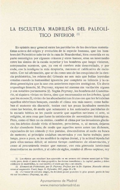 Revista de la Biblioteca, Archivo y Museo (1932) - Memoria de Madrid