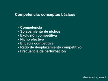 Competencia: conceptos básicos