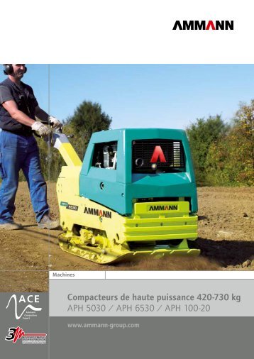 Compacteurs de haute puissance 420-730 kg APH 5030 ... - Ammann