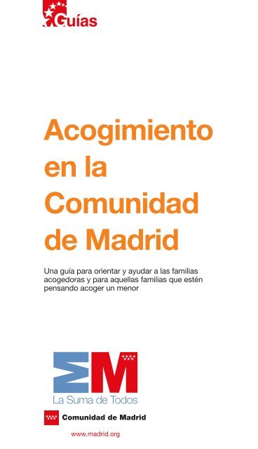 Acogimiento en la Comunidad de Madrid - TresW