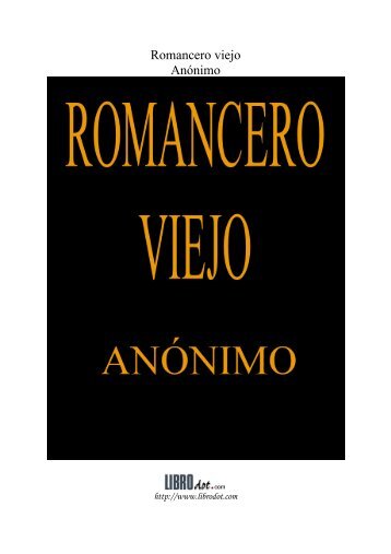 Romancero viejo Anónimo - Eco del eco . com