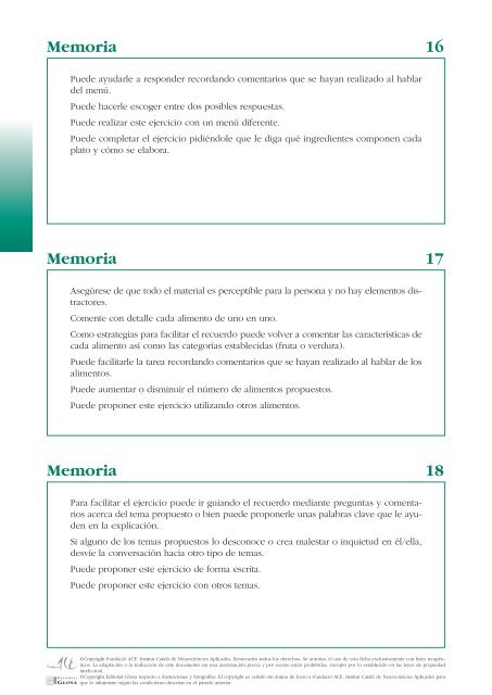 Cuadernos de repaso - Familia Alzheimer