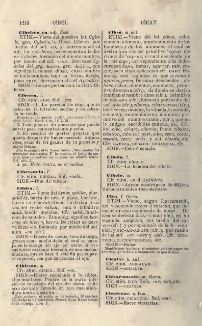 Diccionario etimológico comparado de la lengua castellana