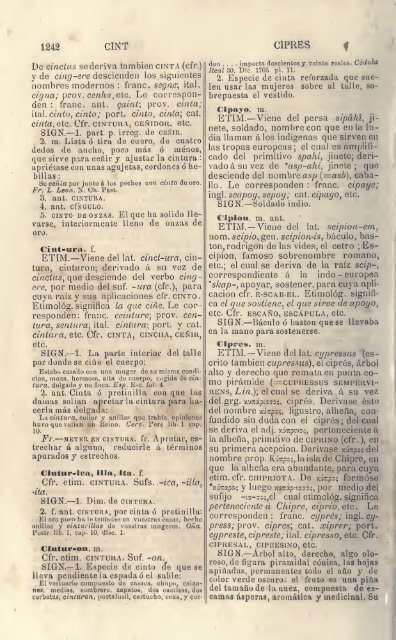 Diccionario etimológico comparado de la lengua castellana