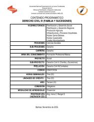 CONTENIDO PROGRAMÁTICO DERECHO CIVIL IV (FAMILIA Y ...