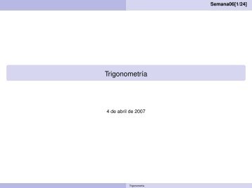 Trigonometría - DIM