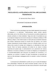 PSICOLOGÍA DE LA INTELIGENCIA AFECTIVA - Dirección General ...